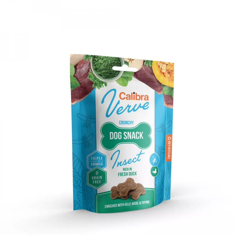 Calibra Verve Crunchy Snack Insectos y Pato 150 g