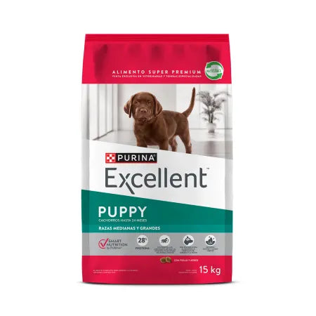 PURINA Excellent Puppy Mediano y Grande 15 Kg