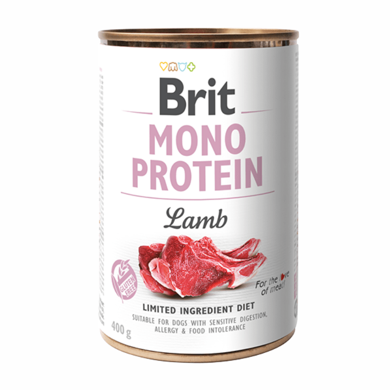 Comida húmeda Brit Mono Protein Lamb 400g
