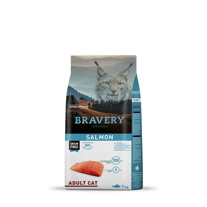 BRAVERY Gato Salmon Adulto